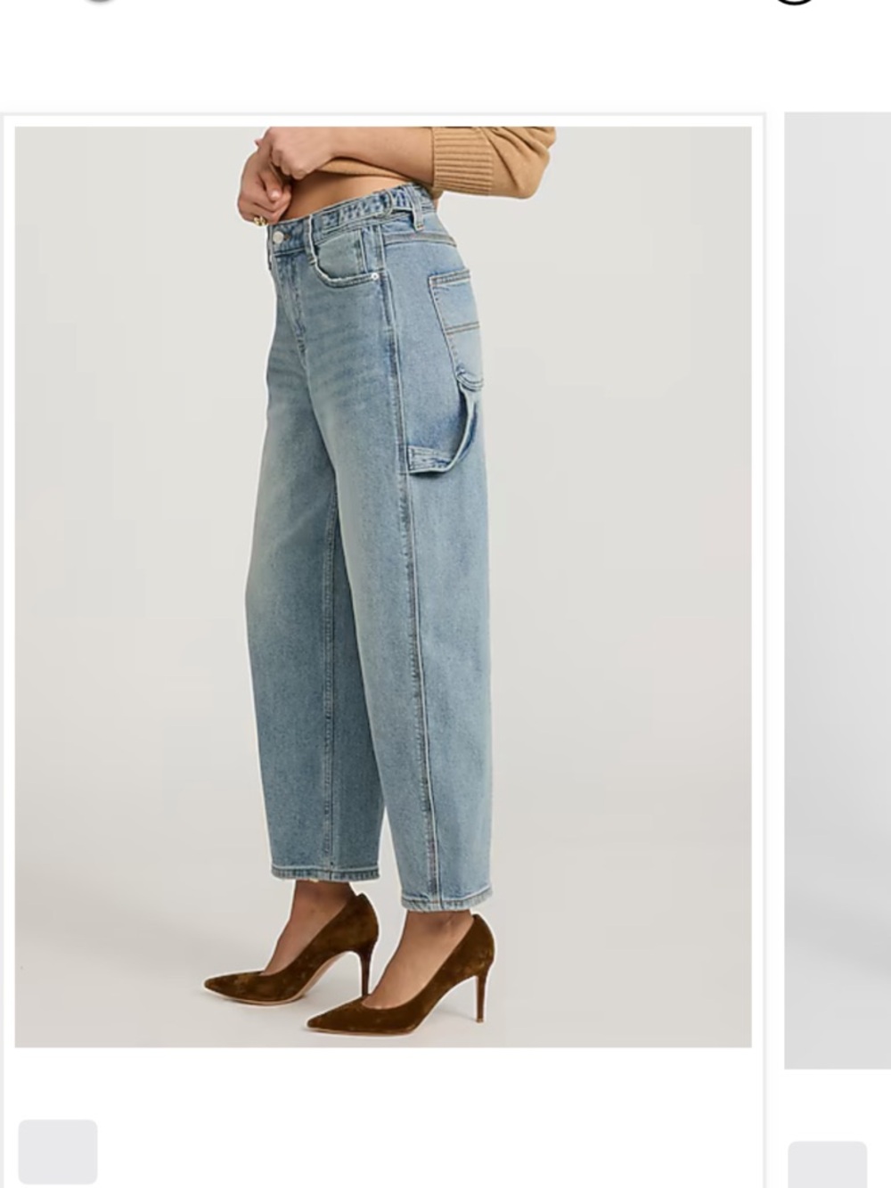 Women’s Light Blue Carpenter barrel Jeans